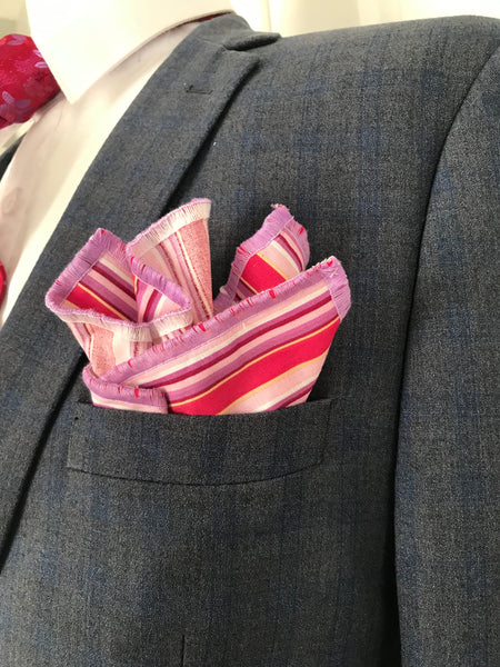 Rose and lavender tones tie set